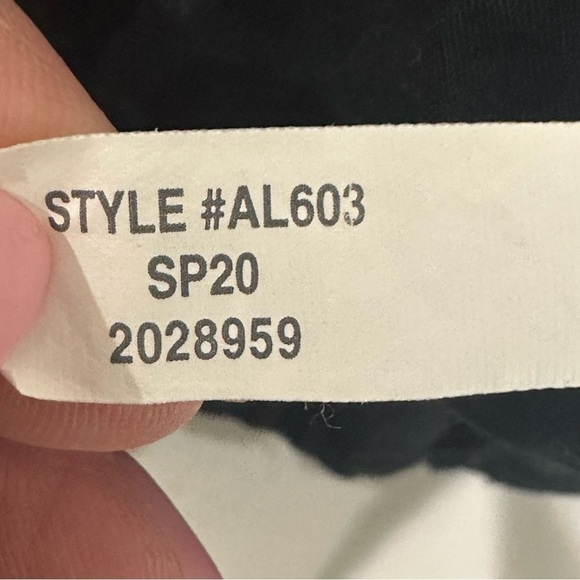 Jcrew Tie Back Top in Ditsy Eyelet Black - Picture 9 of 9